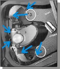 sinnvolle Markierungsstellen an der ARRI BL III